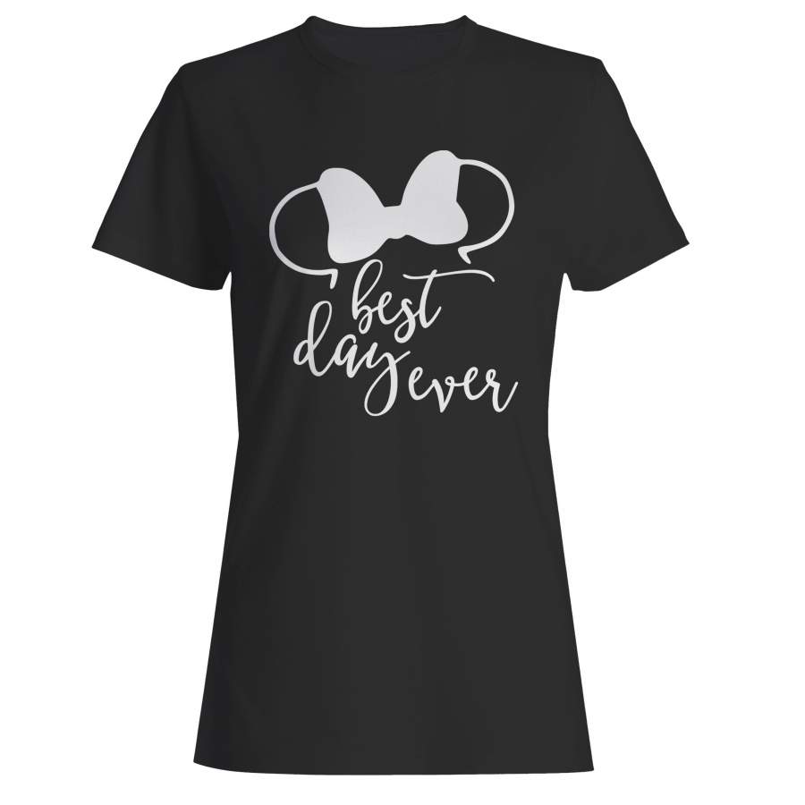 Best Day Ever Minnie Ears Toddler Woman’s T-Shirt