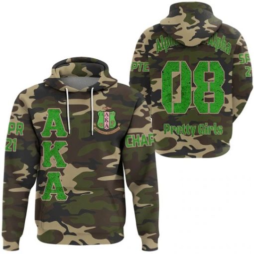 Africa Zone Hoodie – Alpha Kappa Alpha Camouflage Hoodie