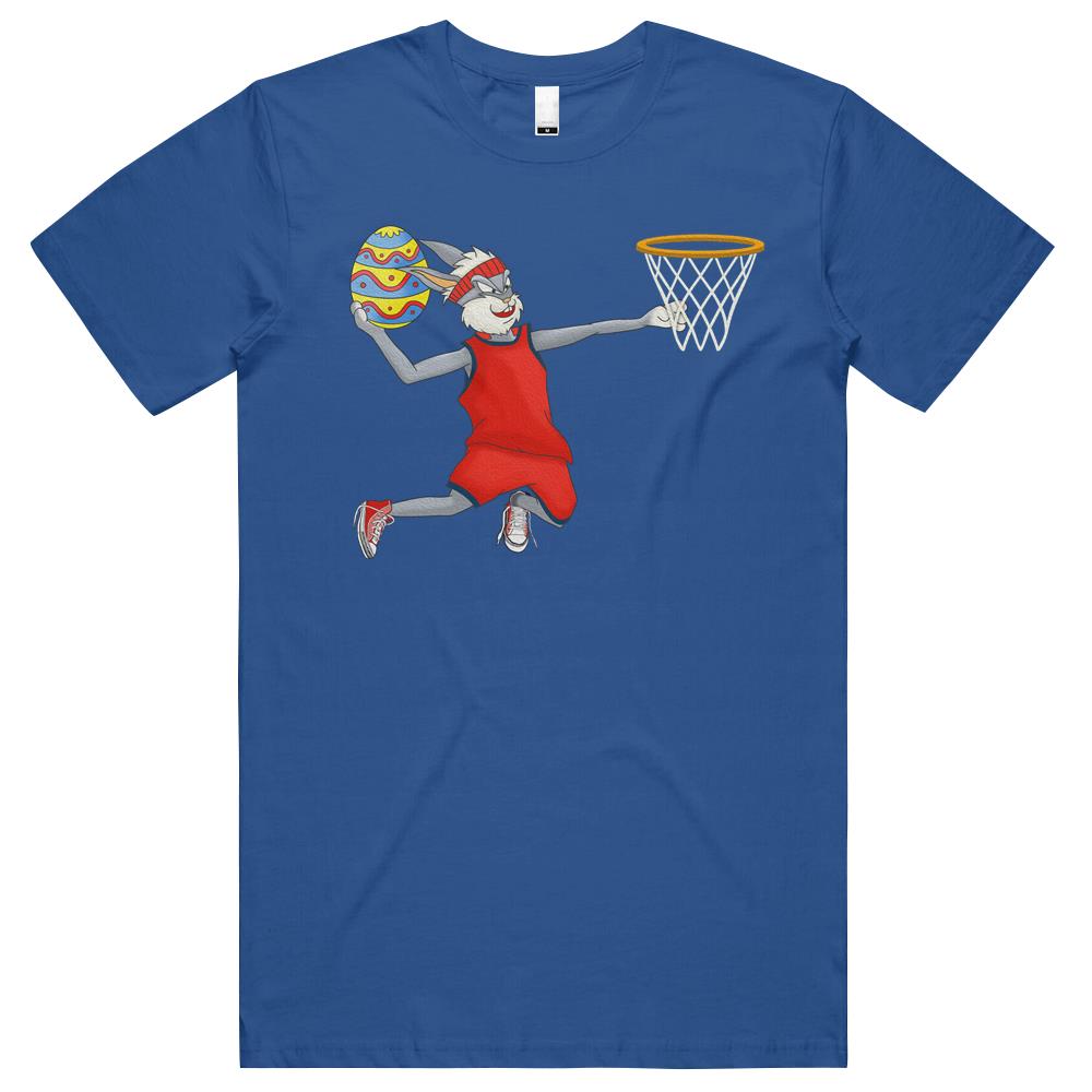 Bunny Basketball Player Happy Easter Kids T Shirts