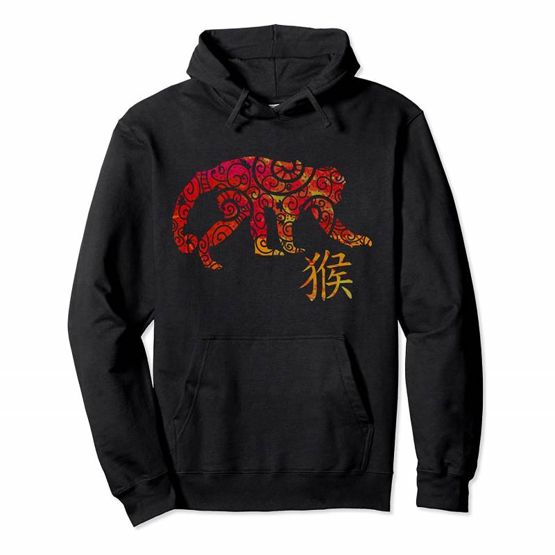 Year of Monkey Chinese Pullover Hoodie