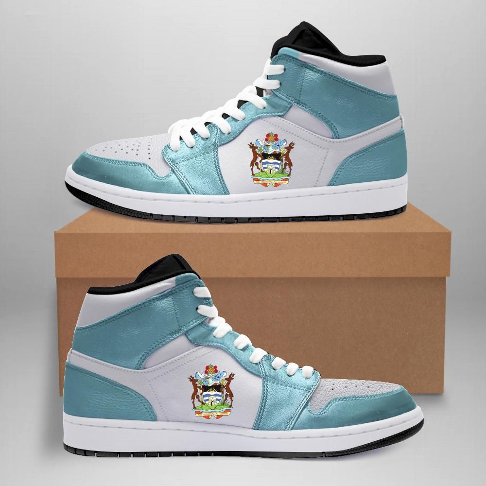 Antigua And Barbuda High Top Shoes Turbo Green A7