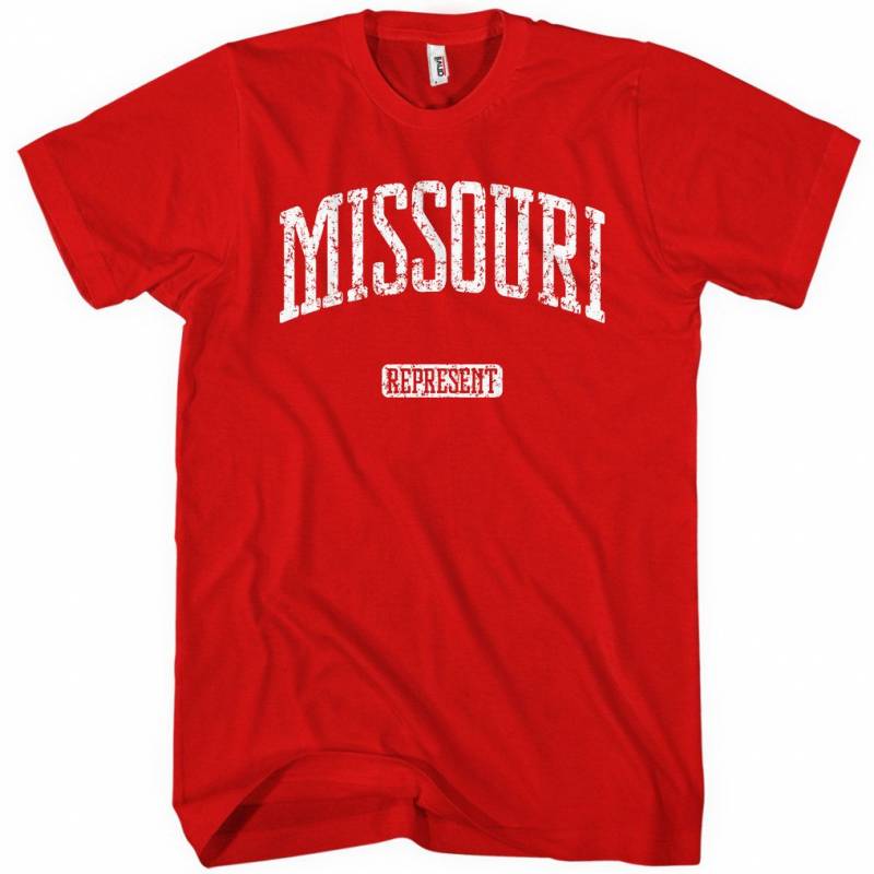 Crushtee Missouri Represent Unisex Missouri Tee, Missouri Gift, St Louis Shirt, Kansas City Shirt, State T-shirt Hoodie