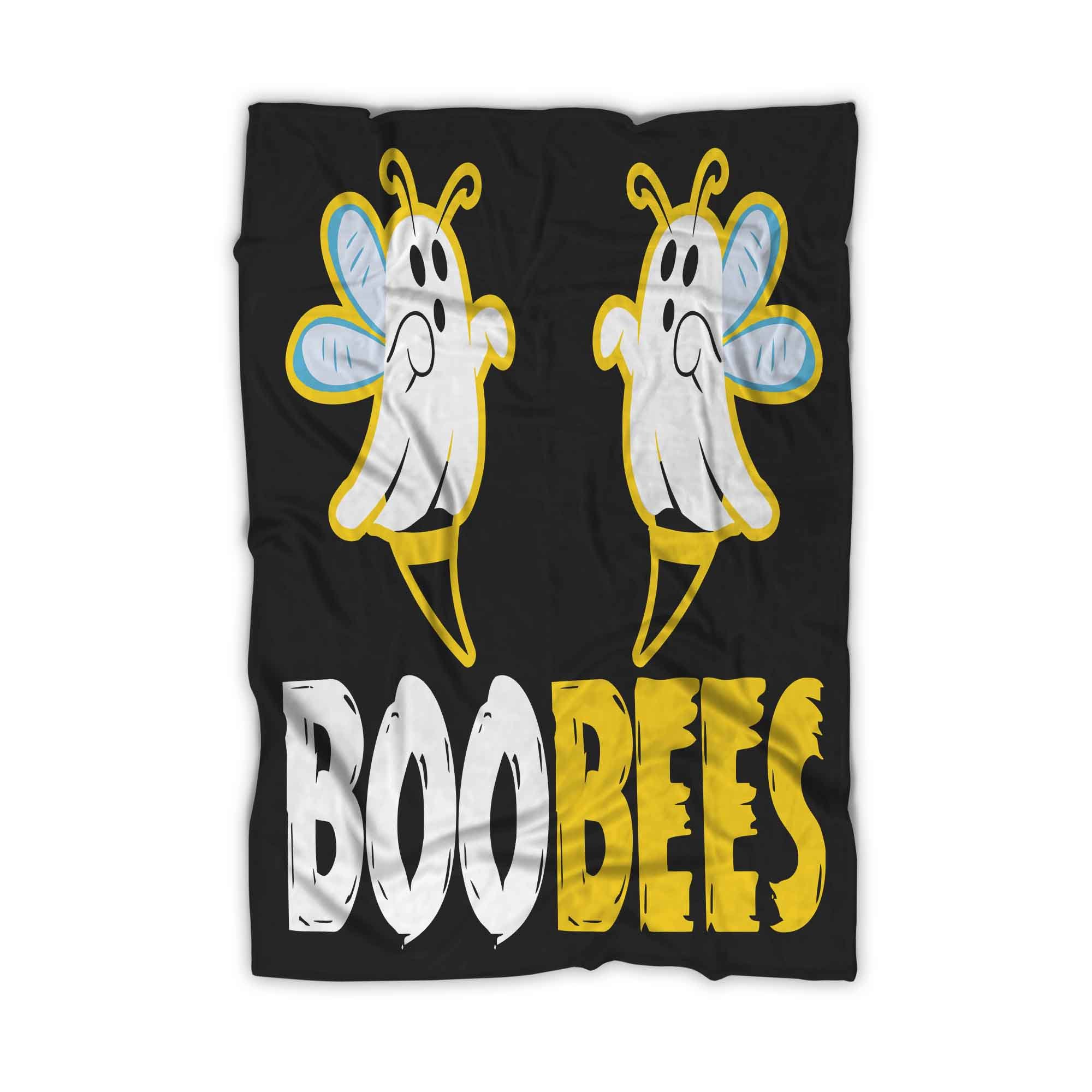 Boo Bees Halloween Funny Blanket