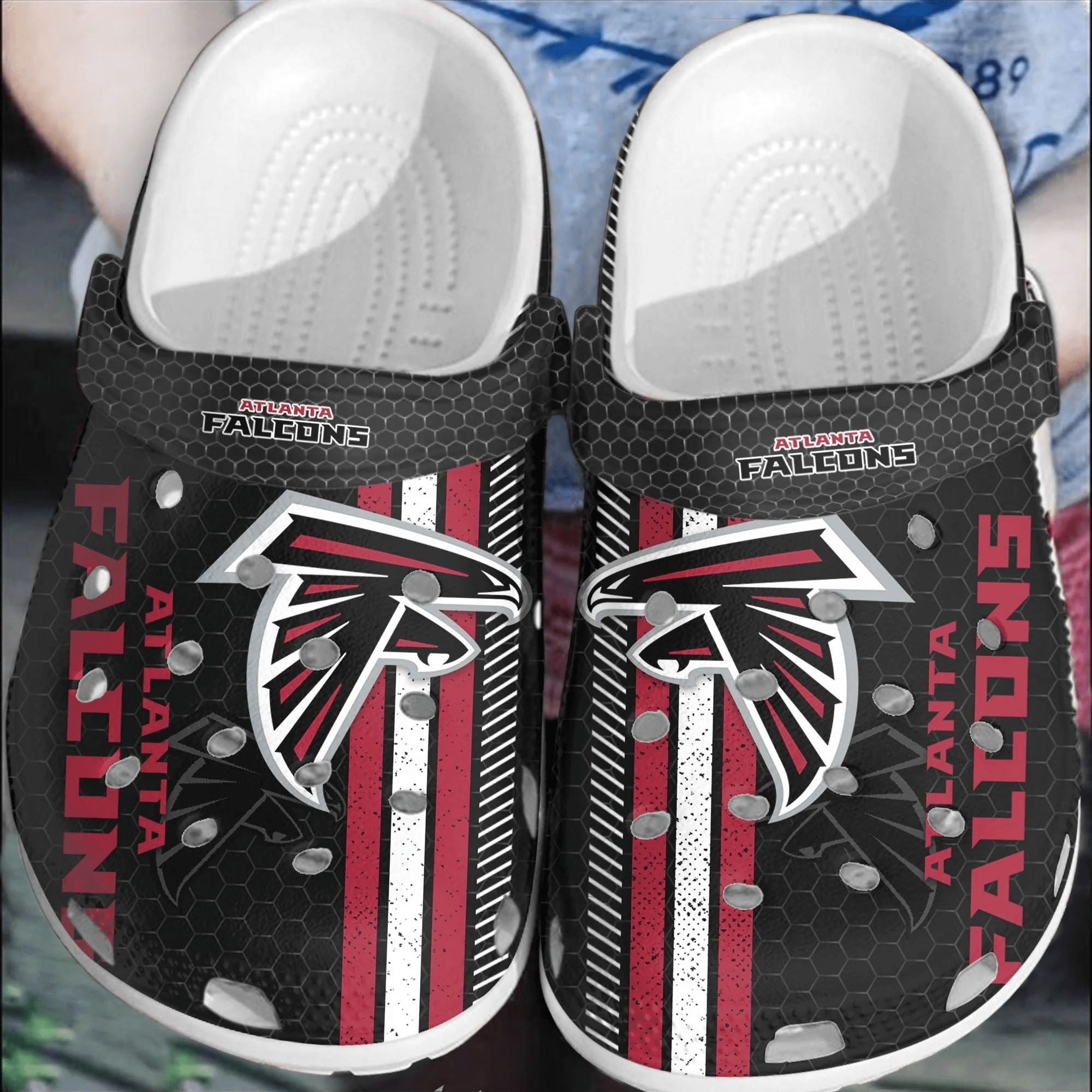 NFL Atlanta Falcons Football Crocss Clogs Shoes Crocband Comfortable For Men Women