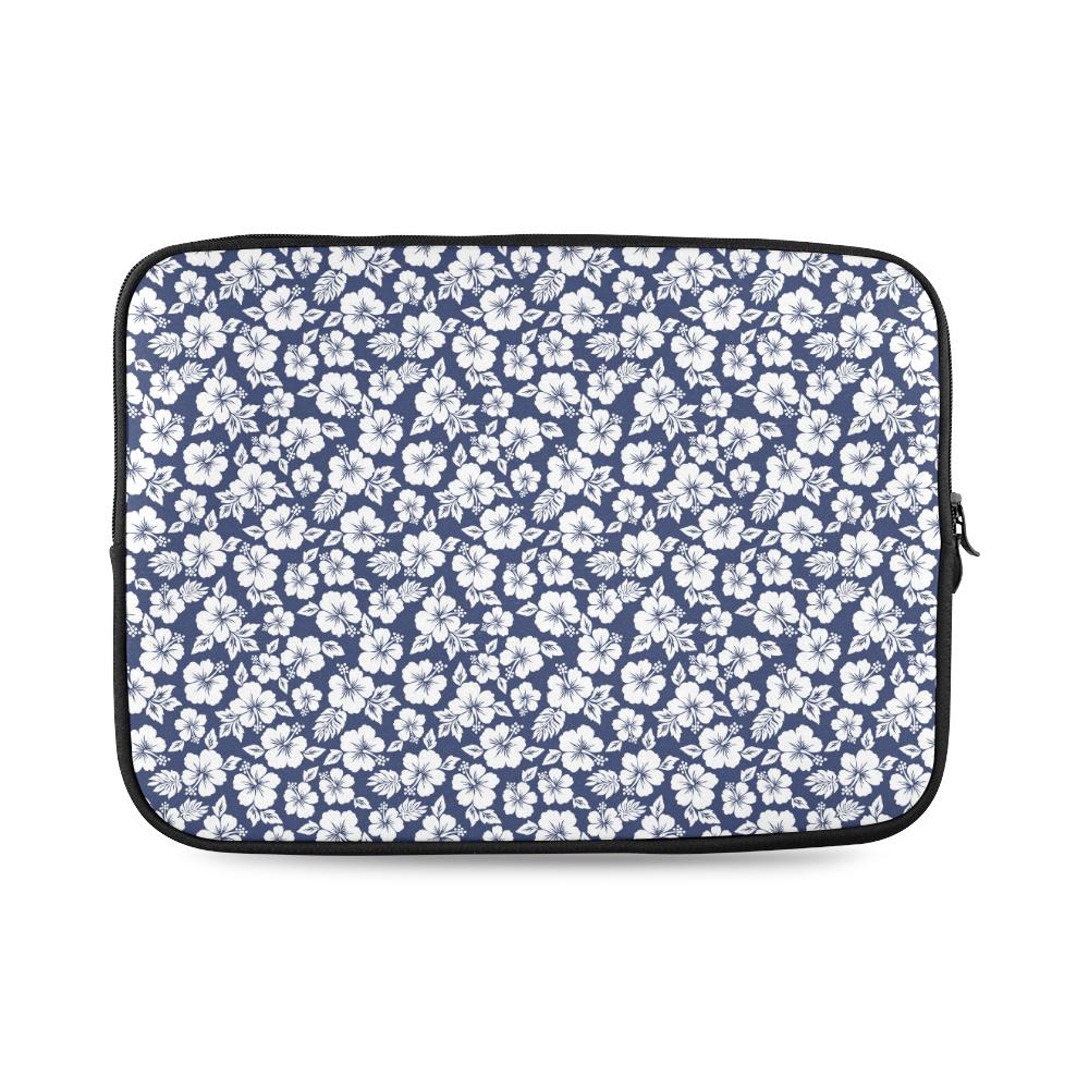 Hibiscus Blue Hawaii Flower Style Sleeve 14 Or Inch For Laptop Macbook Pro Ha30848