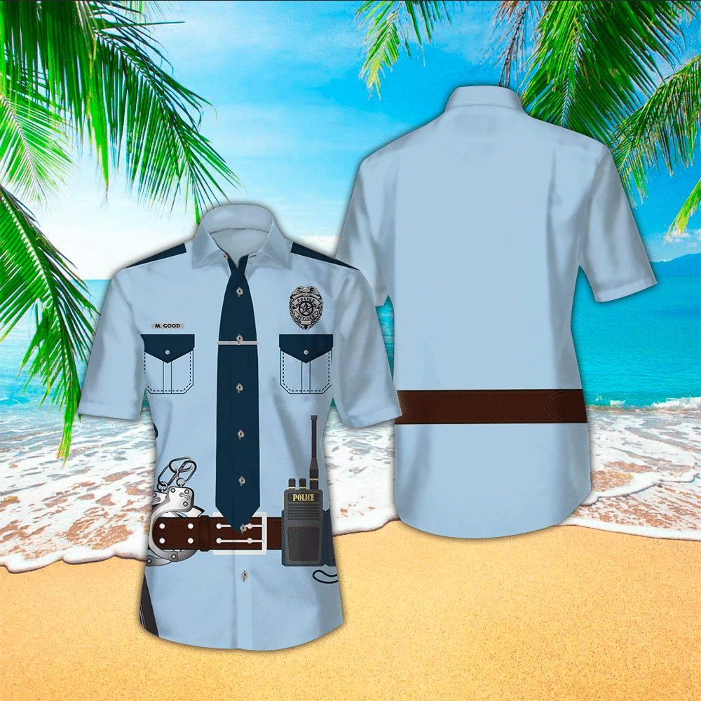 Police Aloha Hawaii Shirt For Ha71102