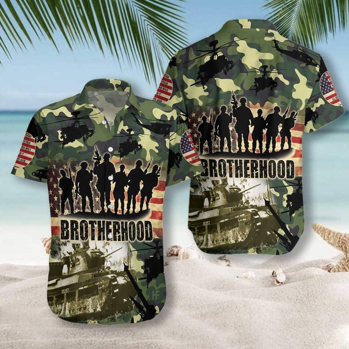 Thanks For Your Brave All Over Printed Hawaiian Shirt Ha37585