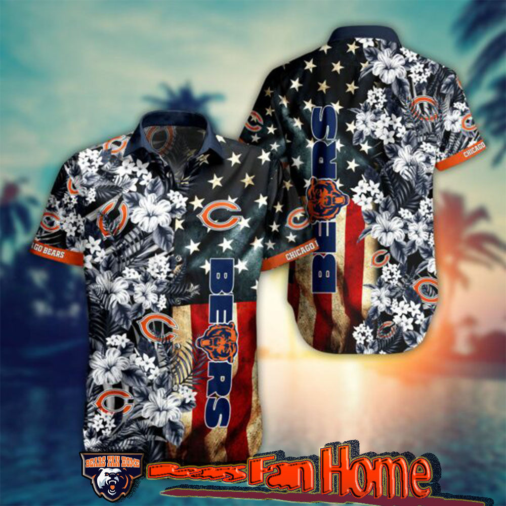 Chicago Bears Hawaiian Shirts Vintage For Sale