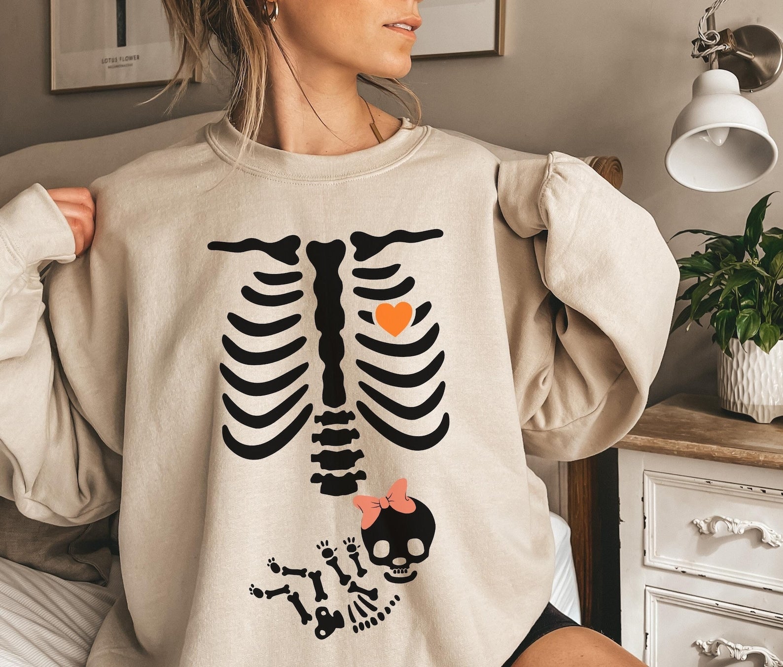 New Baby Girl Halloween Sweatshirt 2D Crewneck Sweatshirt All Over Print Sweatshirt For Women Sweatshirt For Men Sws1351