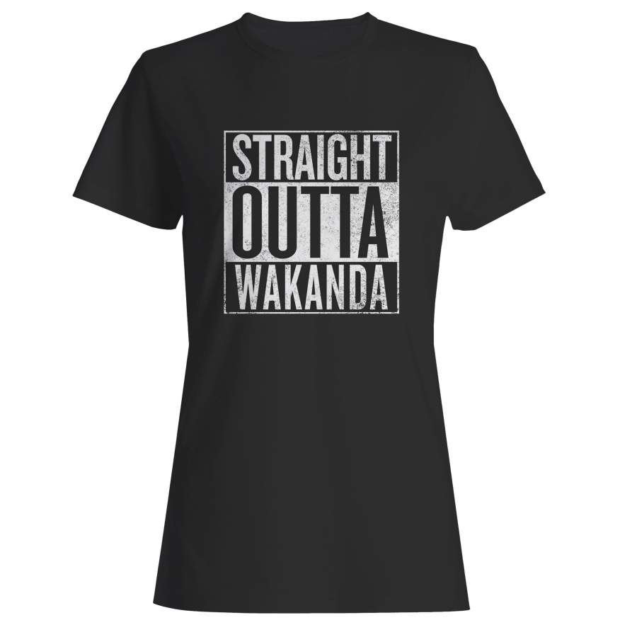 Black Panther Straight Outta Wakanda Woman’s T-Shirt