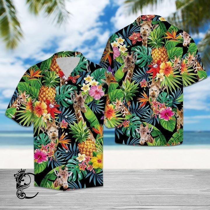 Chillicothemall Giraffe Hawaiian Shirt