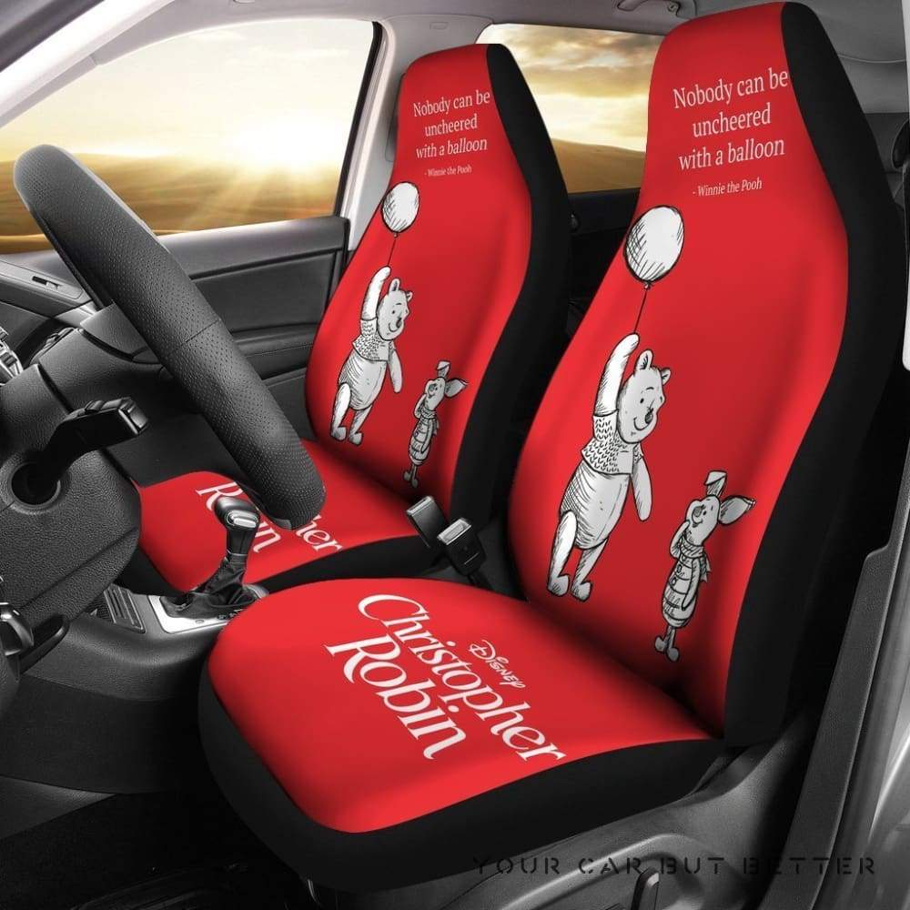 Nobody Can Be Uncheered With A Balloon Winnie The Pooh Car Seat Covers Lt04 205621