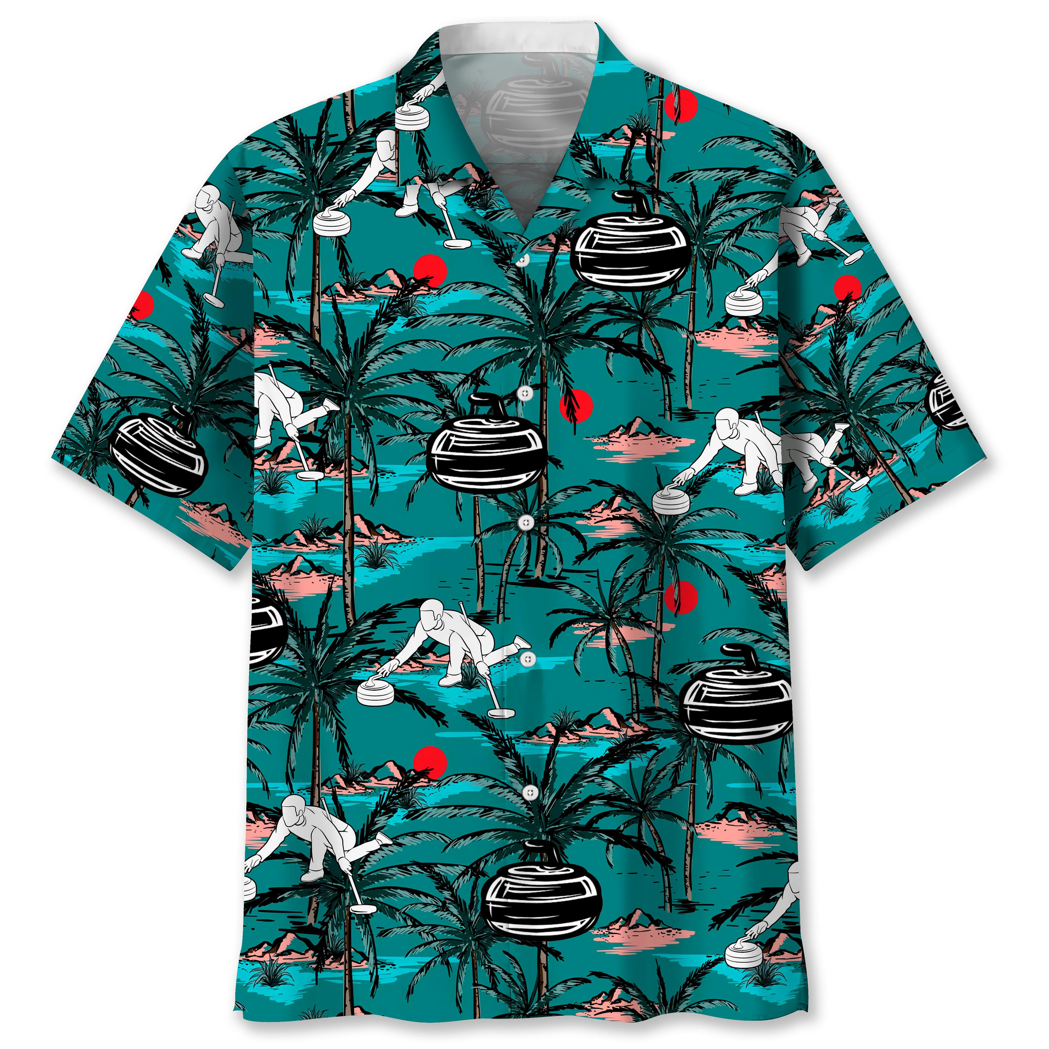 Curling Vintage Hawaii Shirt Ha9617