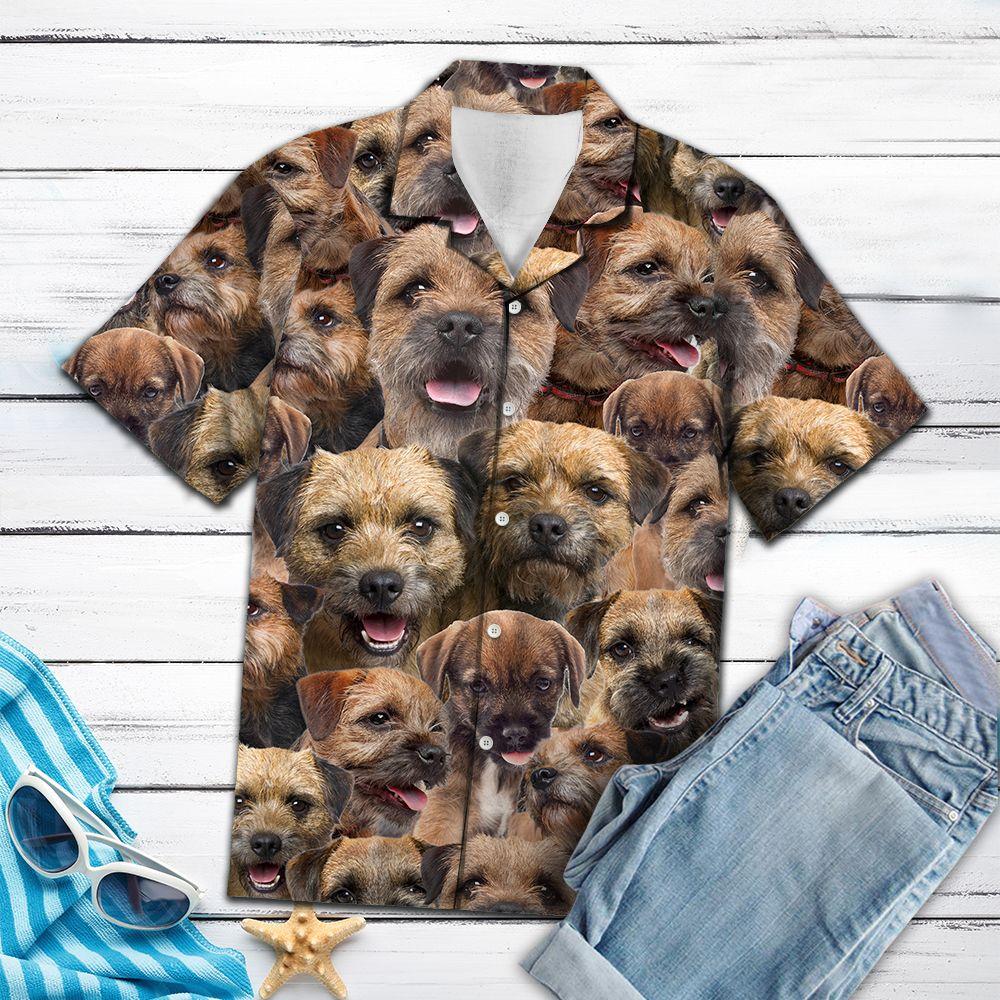 Border Terrier Awesome Hawaii Shirt For Hawaii Aloha Ha102915