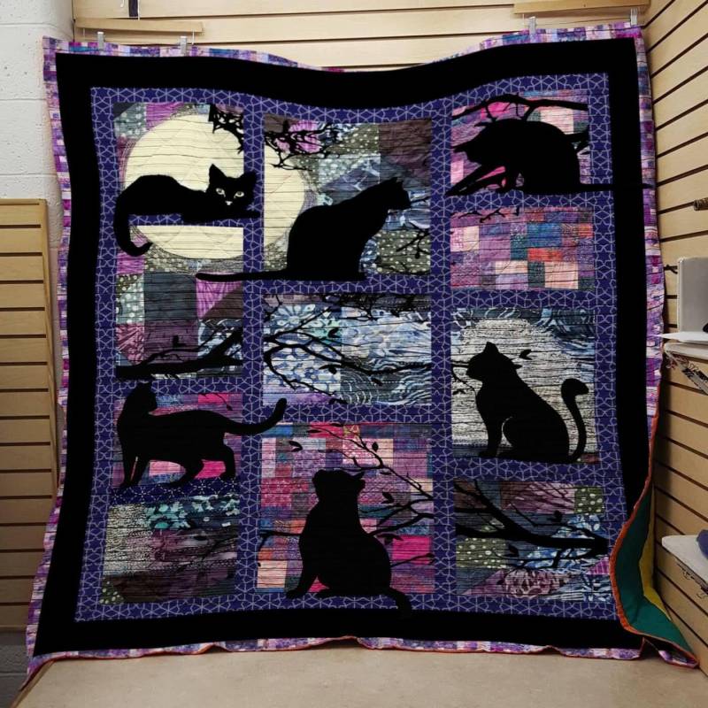 A BC – Cat Ver1 Quilt Blanket