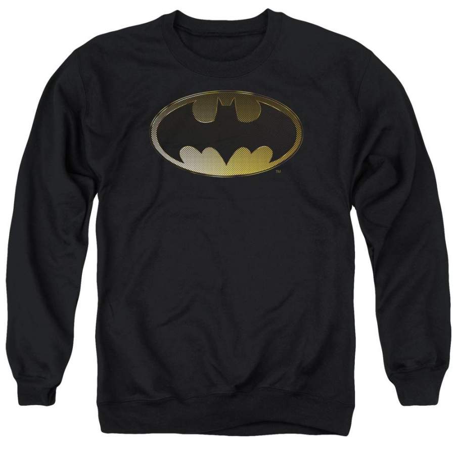 Batman – Halftone Bat Adult Crewneck Sweatshirt