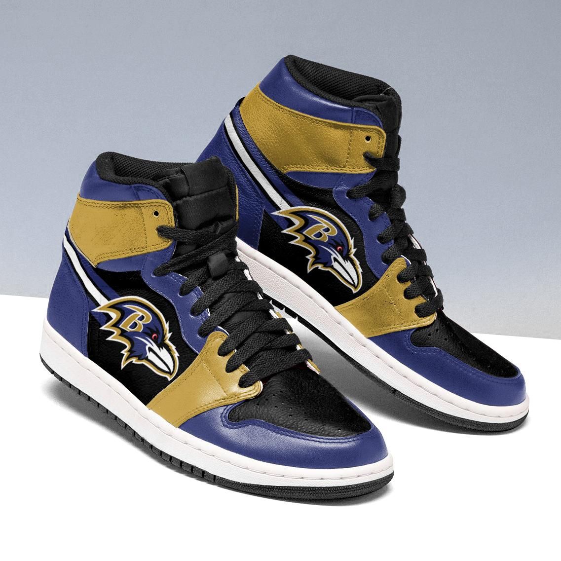 Baltimore Ravens Jordan Sneakers Custom Jordans All Sizes Us5-14 Jordan Sneaker