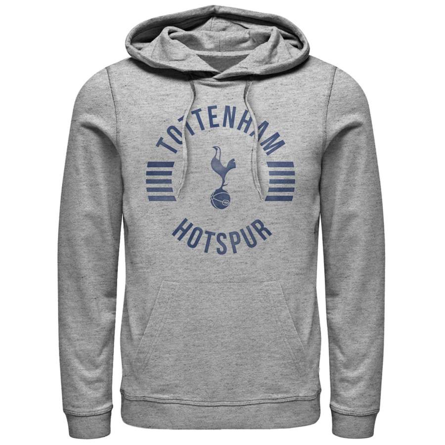 Tottenham Hotspur Football Club Men’s Team Striped Logo Lightweight Hoodie