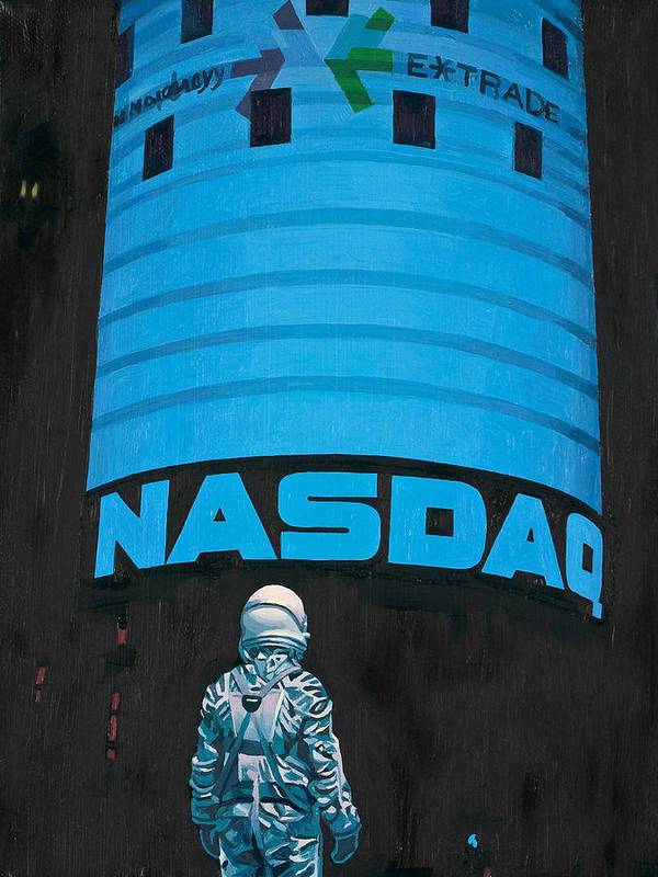Nasdaq Art Print Canvas And Poster, Warm Home Decor Wall Art Visual Art