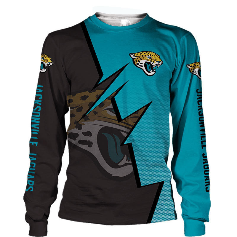 Jacksonville Jaguars Sweatshirts Zigzag