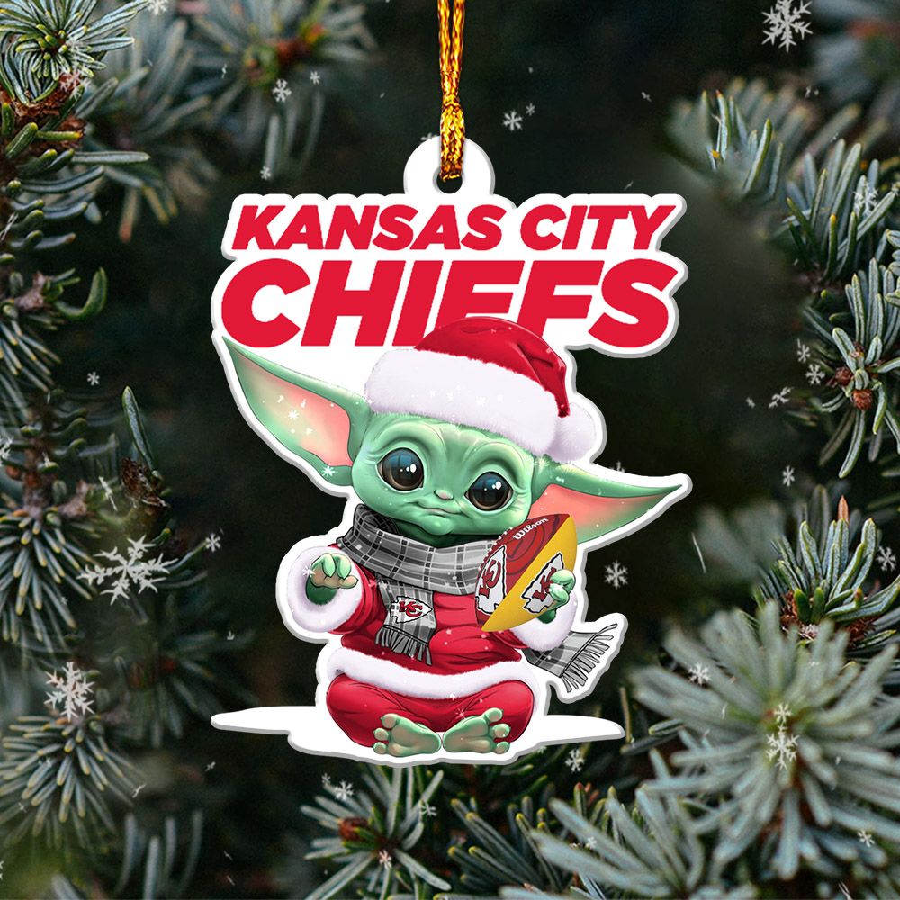 Kansas City Chiefs Yoda Ornament 04 XXTTT-OR0416