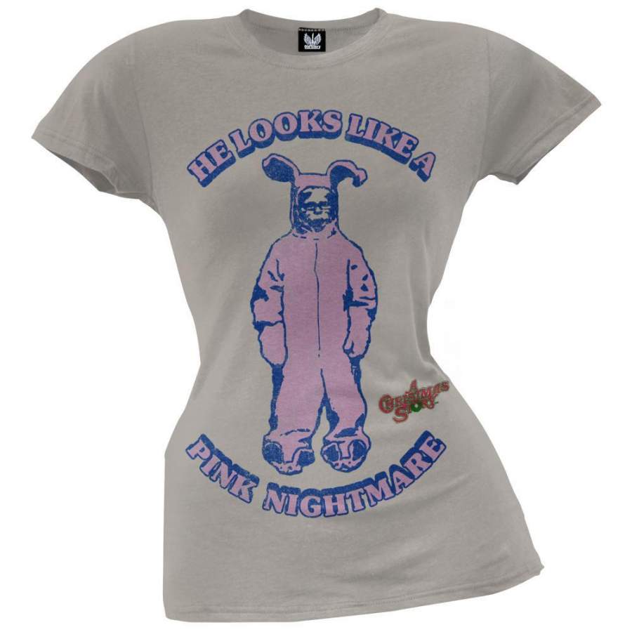 A Christmas Story – Pink Nightmare Juniors T-Shirt