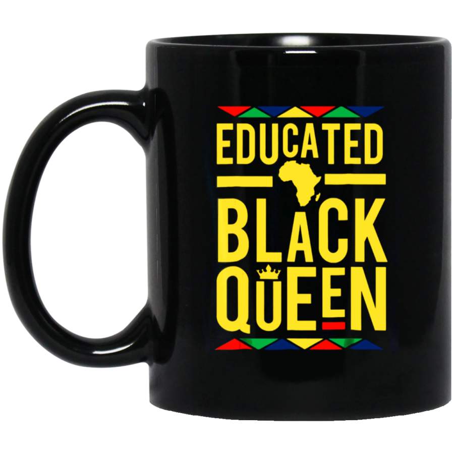 African American Educated Pride – Dashiki Melanin 11 oz Mug