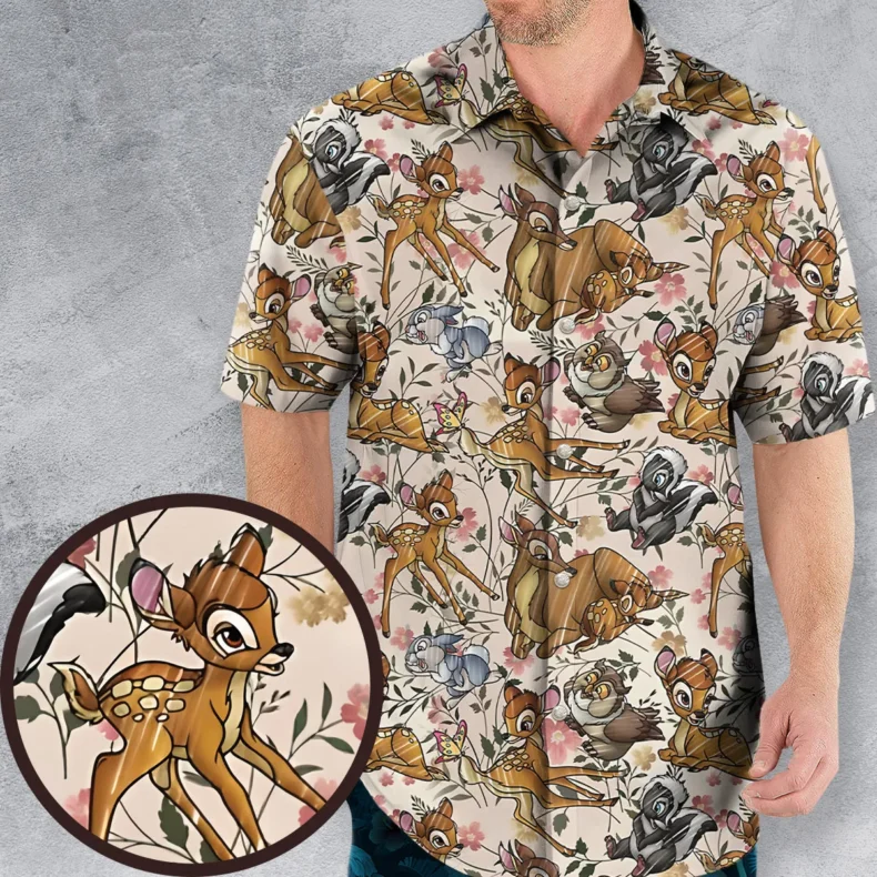 Little Wild Bambi Hawaiian Shirt