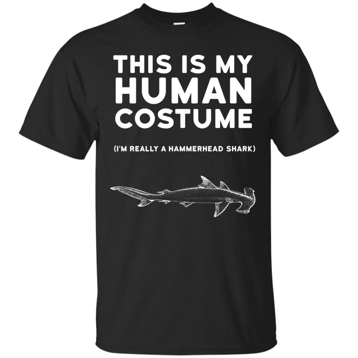 This Is My Human Costume Hammerhead Shark Halloween Shirt