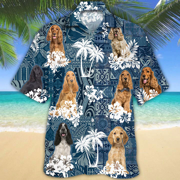 Cocker Spaniel Hawaii Shirt Ha64864