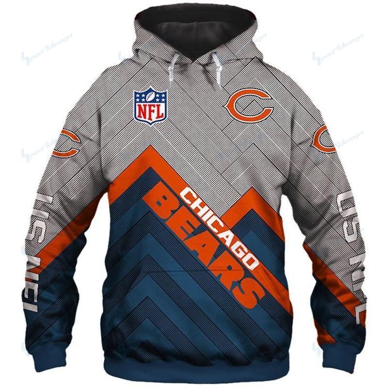 Chicago Bears Limited Edition Men’s and Women’s All Over Print Hoodie / Zip Hoodie/ T-shirt Size S-5XL GTS003159