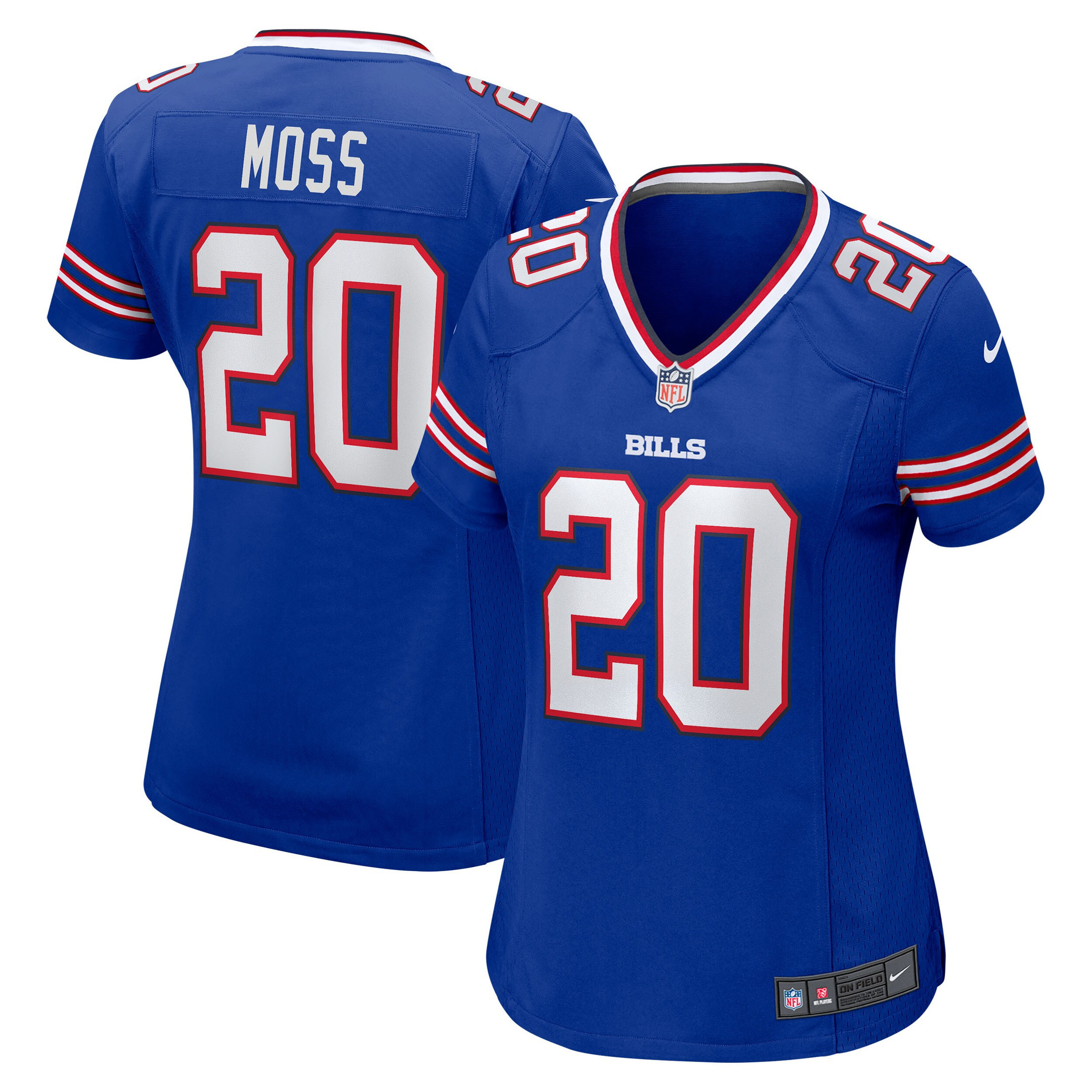 Zack Moss Buffalo Bills Womens Game Jersey – Royal NFL