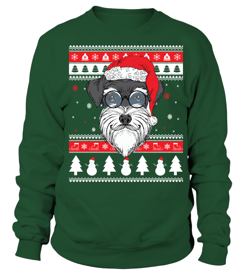 Schnauzer Ugly Christmas Sweater T Shirts C-Bcd0Q