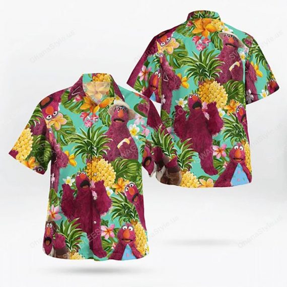 The Muppet Show Telly Monster Hawaiian Shirt Aloha Beach Holiday Ha83483