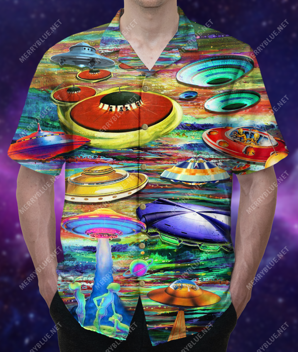 Ufo I Want  To Believe Unisex Hawaiian Shirt