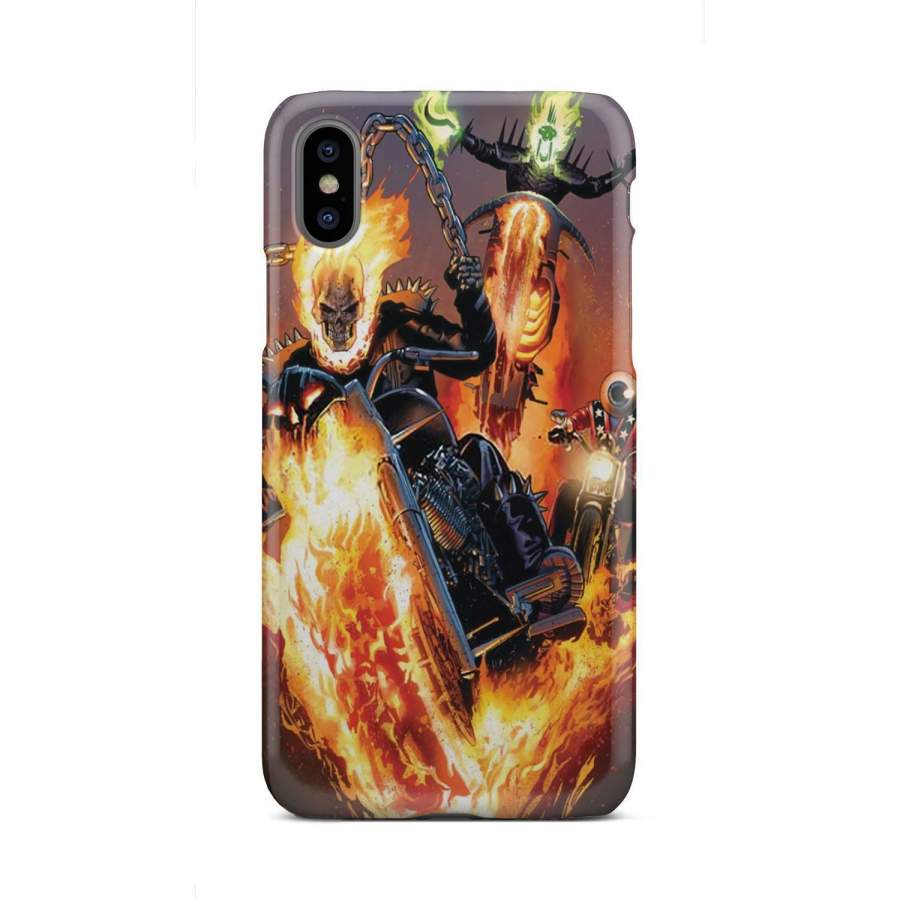 Three skull rider phone case