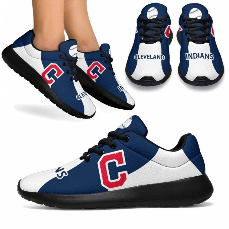 Special Sporty Sneakers Edition Cleveland Indians Shoes #789