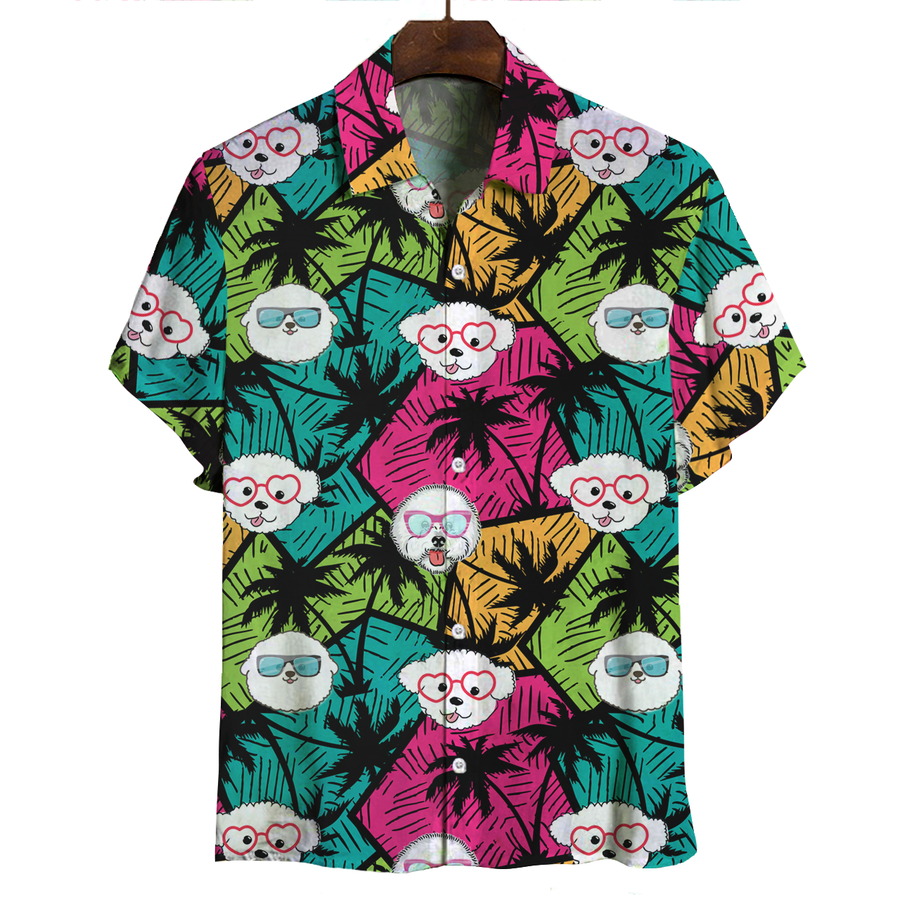 Aloha Hawaii Bichon Frise Shirt Ha26117