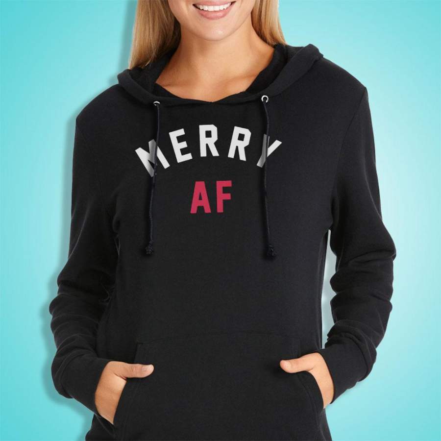 Merry Af Merry Christmas Women’S Hoodie