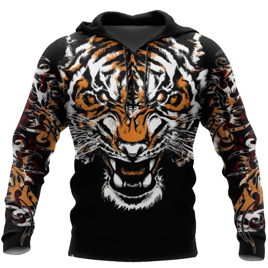 3D Tattoo Over Printed Shirt for Men and Women HAC290901