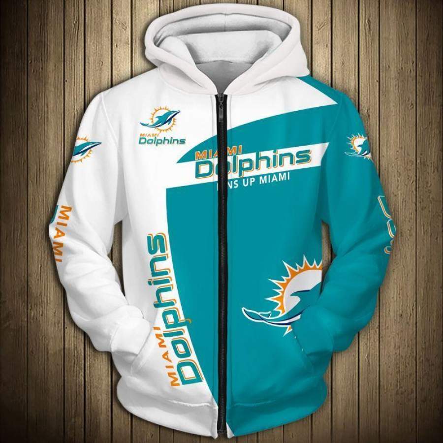 Miami Dolphins Hoodie 3D Style1788 All Over Printed