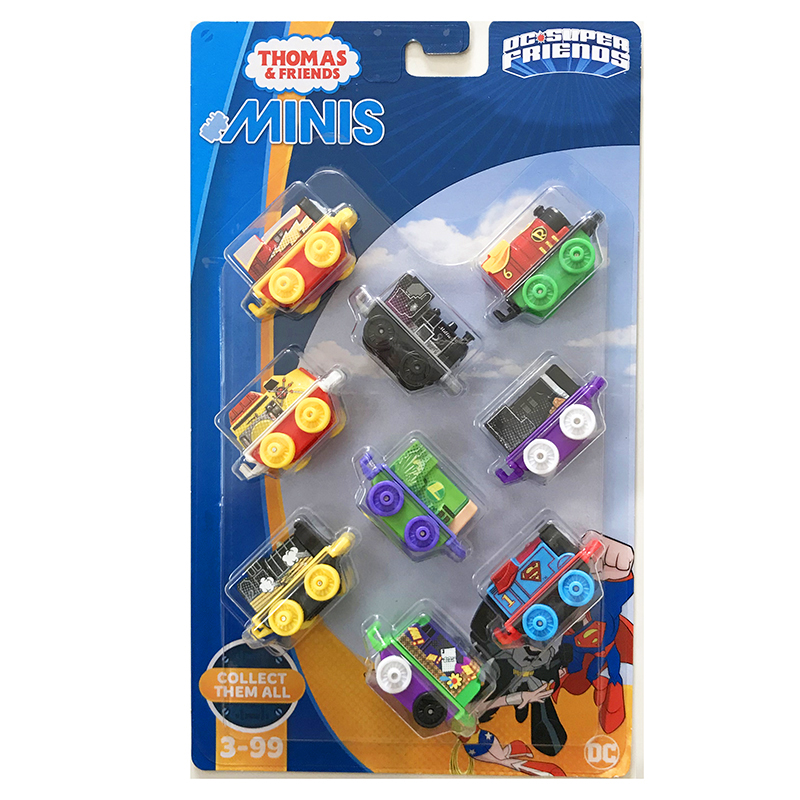 Genuine Thomas and Friend Minis Series Sponge Ocean World Theme Trains Blister Card 9 Trains Set Cute Children Toys Collection alx