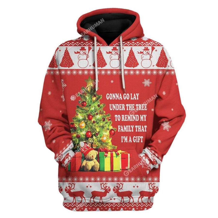 Ugly Christmas Tree Custom T-shirt – Hoodies Apparel