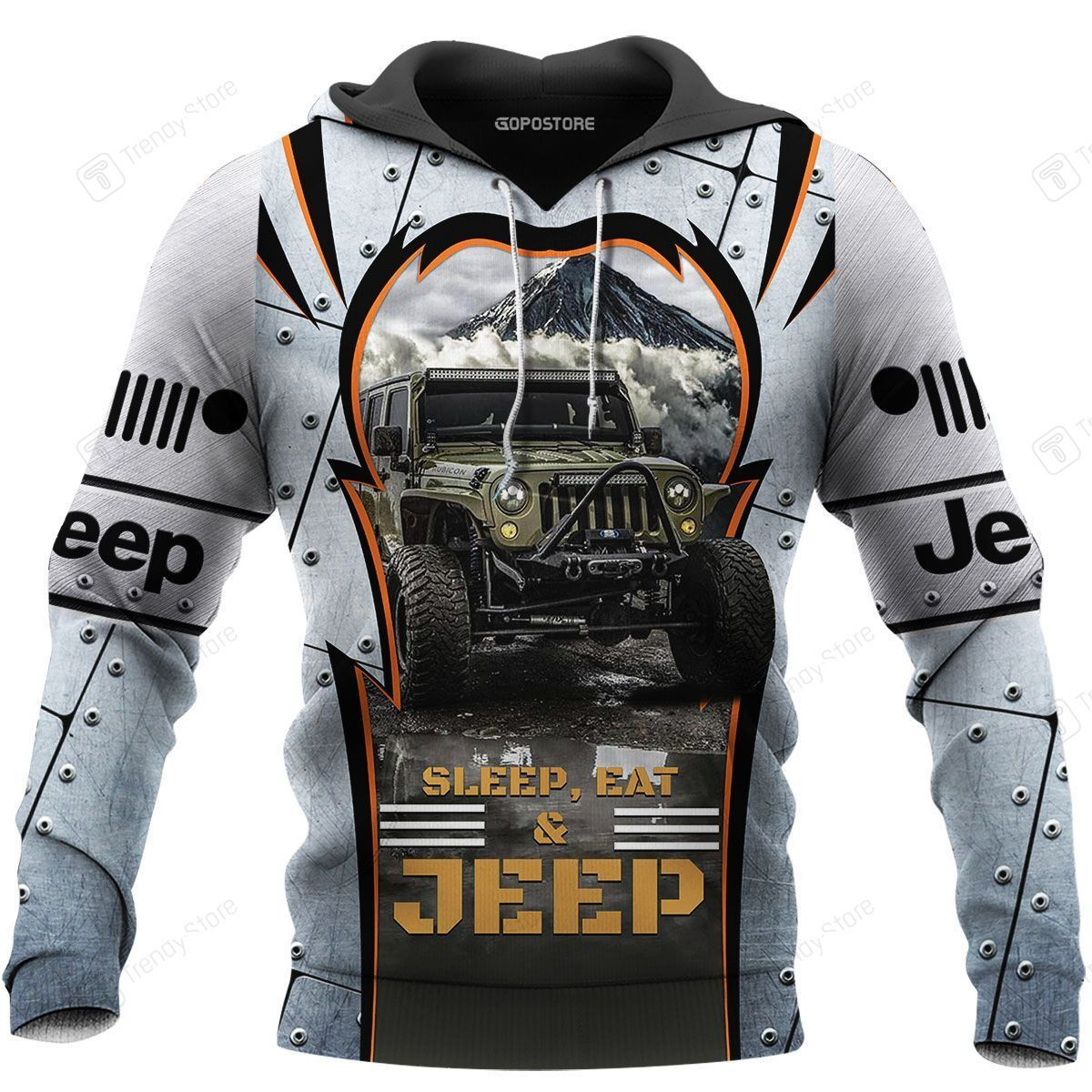 Love Jeep 3D All Over Printed Shirts 3