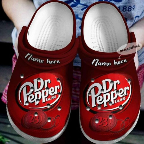 Personalized Name Dr Pepper Soda Pop Crocss Shoes Crocband Clogs Hn