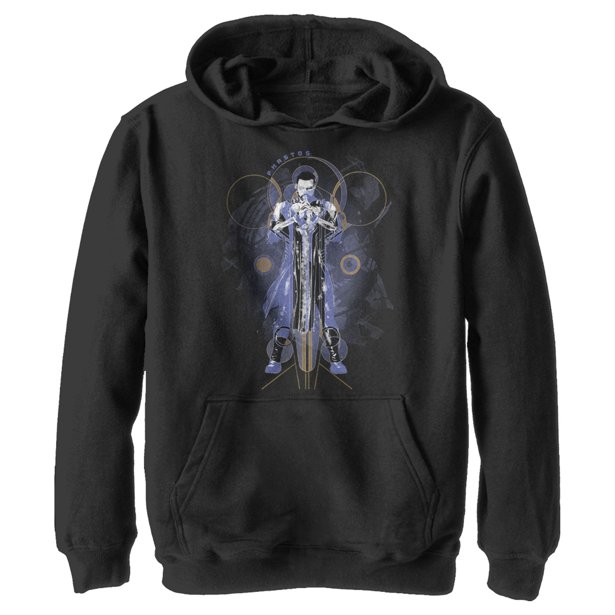 Boy’S Marvel Eternals Phastos Circles Pull Over Hoodie