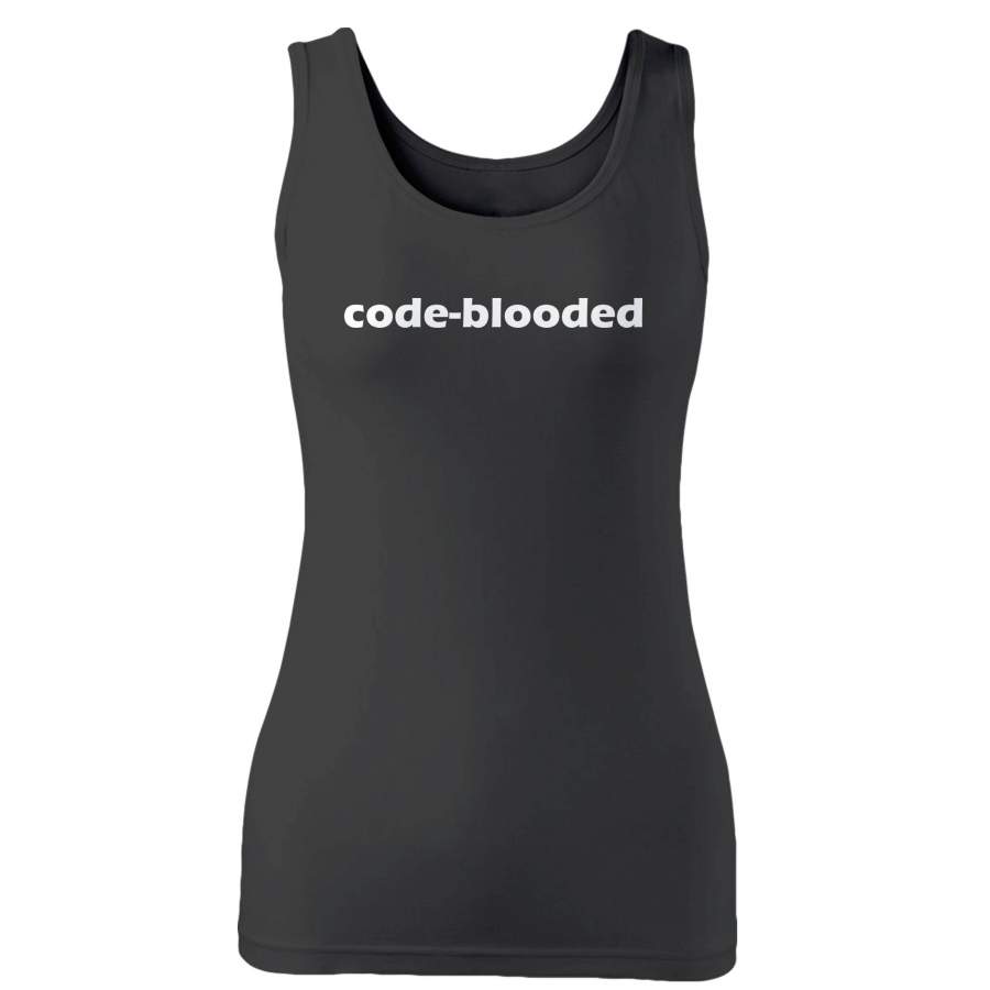 Funny Code Code-Blooded Programmer It Woman’s Tank Top