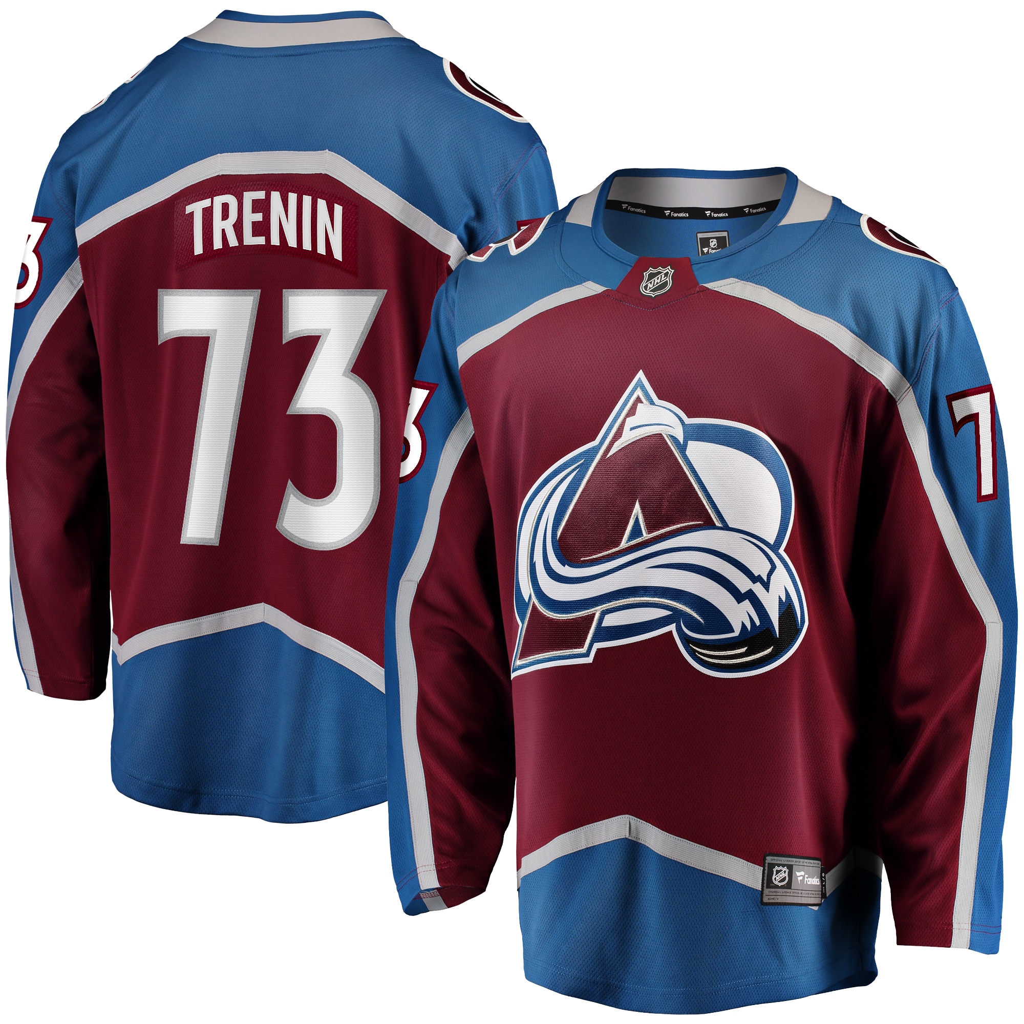 Yakov Trenin Colorado Avalanche Branded Home Premier Breakaway Player Jersey – Maroon