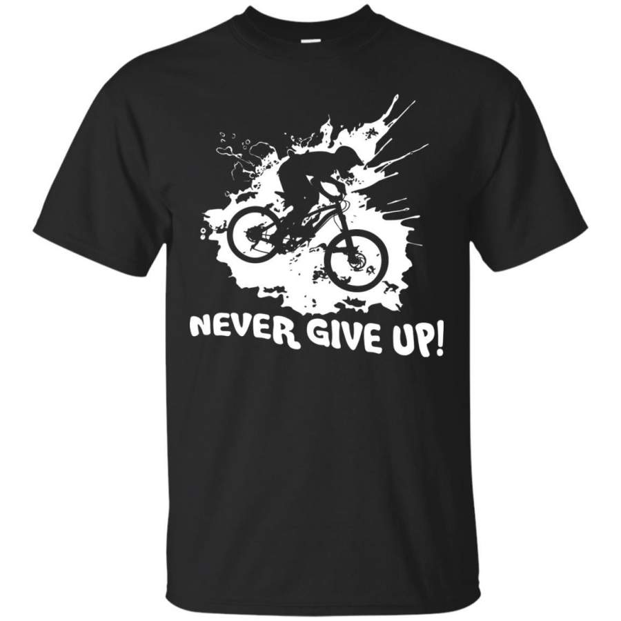 Biker T-shirt Never Give Up