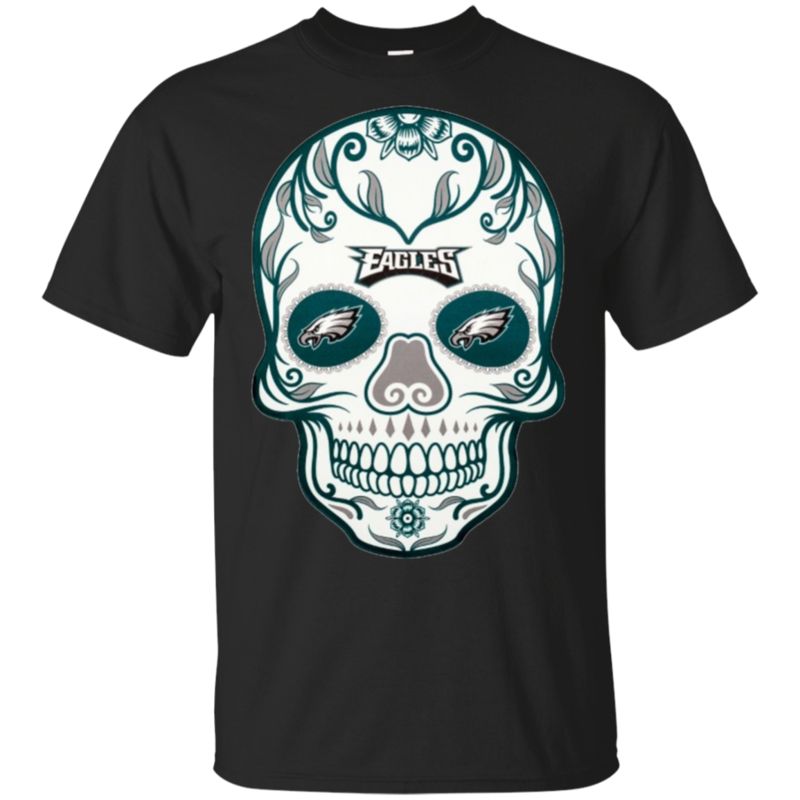 Philadelphia Eagles Sugar Skull Shirts